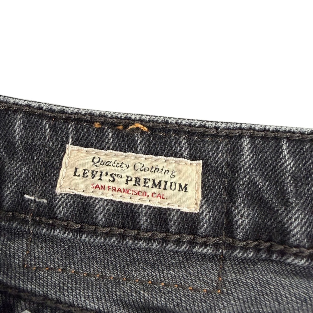 Levi's Premium Jeans‎ Womens 31 Black Noughties Bootcut Denim Water Less Stretch - Picture 10 of 14